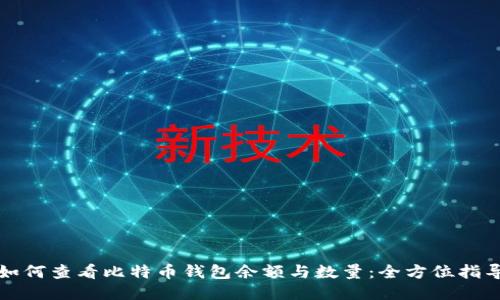 如何查看比特币钱包余额与数量：全方位指导