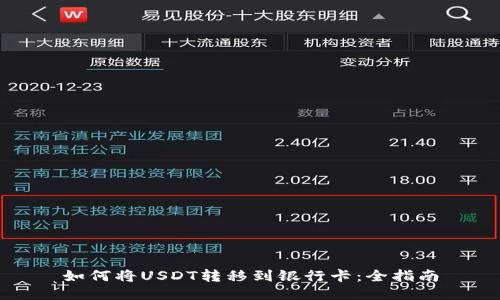 如何将USDT转移到银行卡：全指南