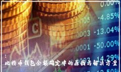 :比特币钱包余额确定中的