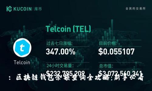 : 区块链钱包余额查询全攻略：新手必看