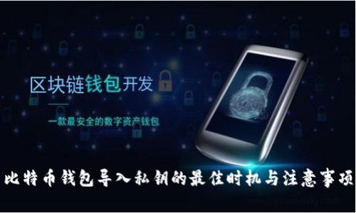 比特币钱包导入私钥的最佳时机与注意事项